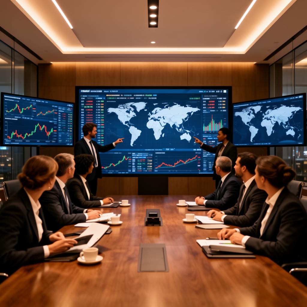 Global markets boardroom